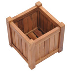 vidaXL Hochbeet 30x30x30 cm Massivholz Teak