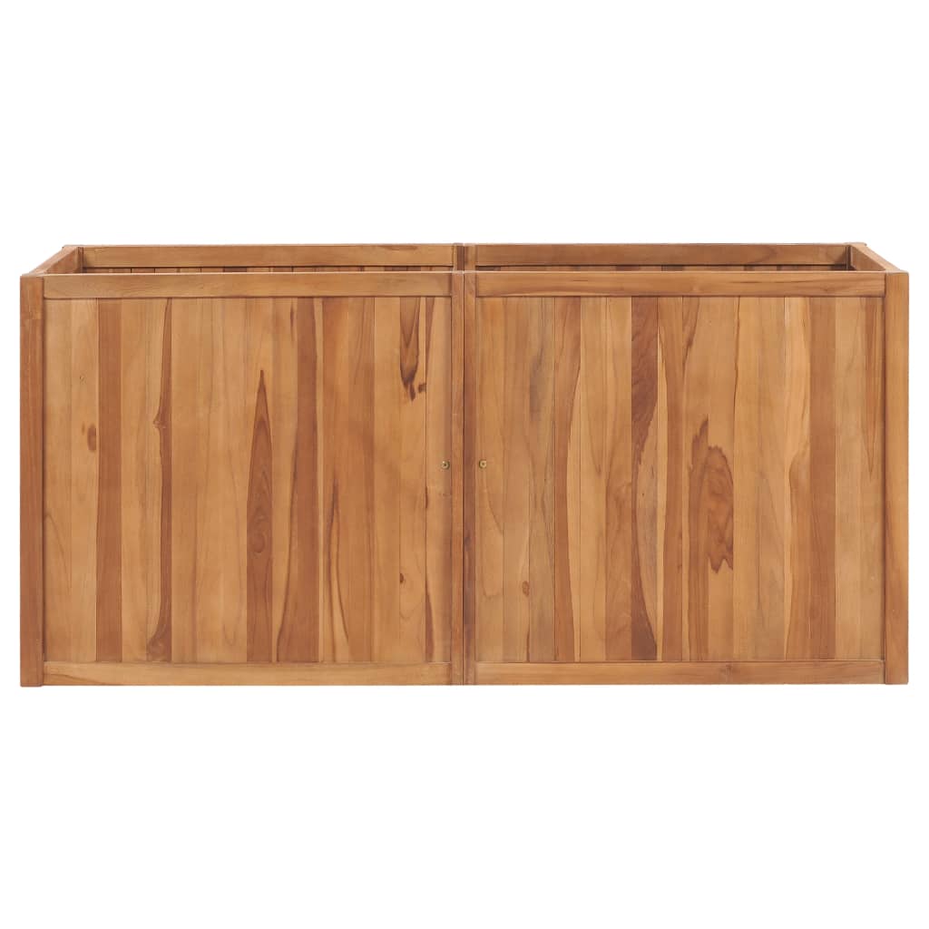 vidaXL Garten-Hochbeet 150 x 50 x 70 cm Massivholz Teak