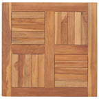vidaXL Tischplatte Massivholz Teak 60×60×2,5 cm