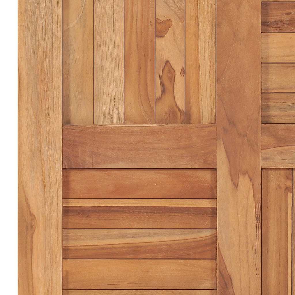 vidaXL Tischplatte Massivholz Teak 60×60×2,5 cm