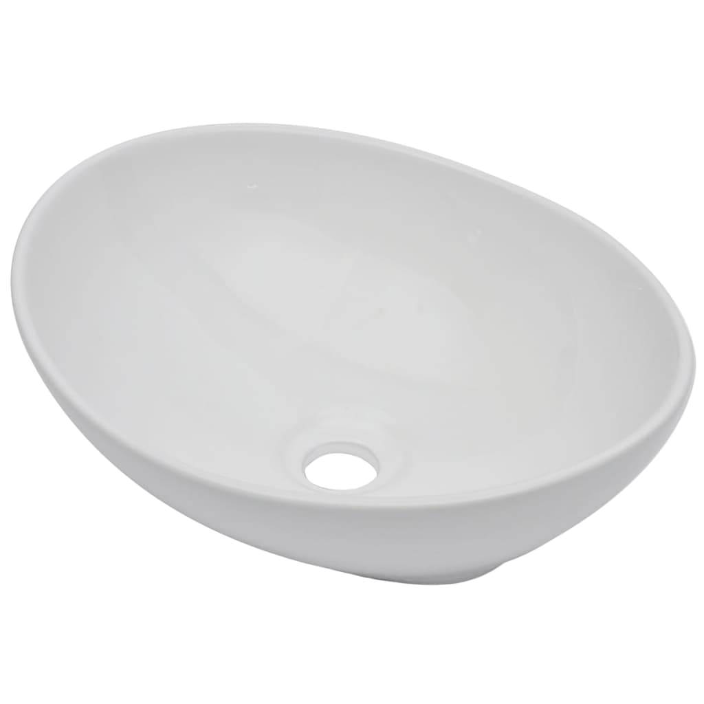 vidaXL 2-tlg. Badmöbel-Set Keramik Eichenbraun