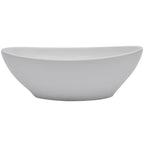 vidaXL 2-tlg. Badmöbel-Set Keramik Grau