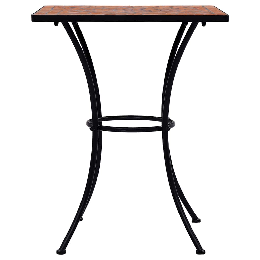vidaXL 3-tlg. Bistro-Set Mosaik Keramik Terrakotta