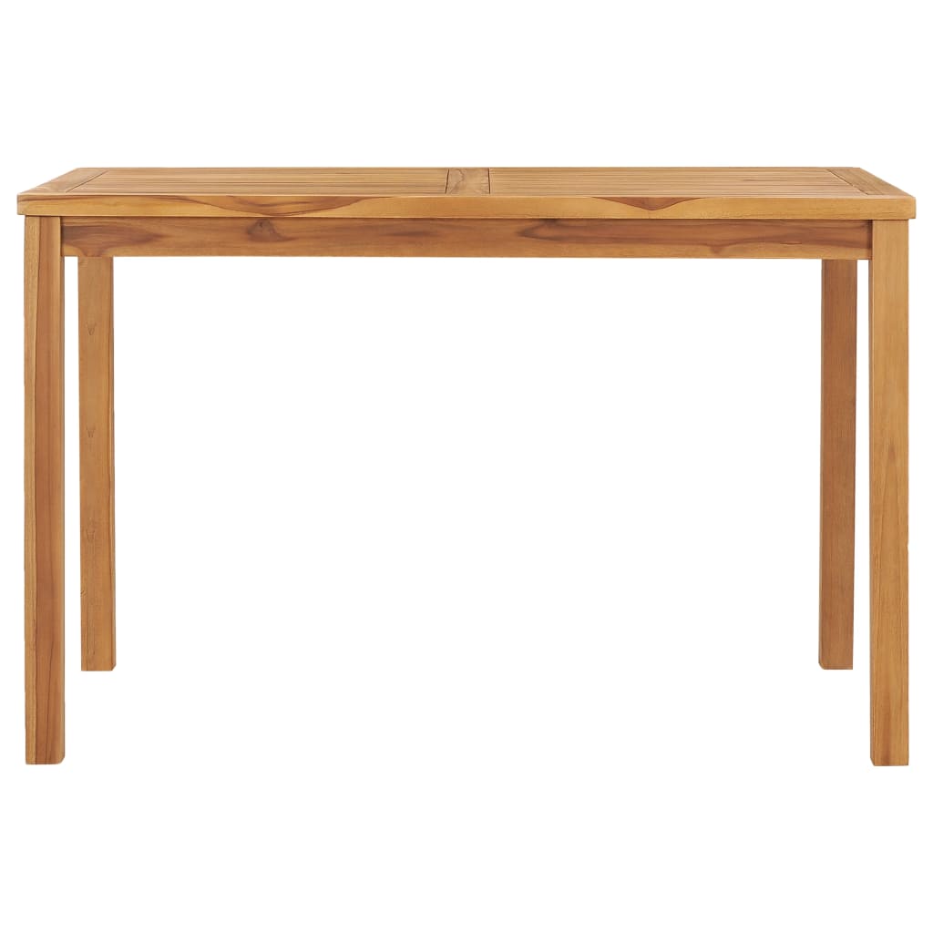 vidaXL Garten-Esstisch 120x70x77 cm Massivholz Teak