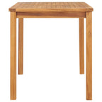 vidaXL Garten-Esstisch 120x70x77 cm Massivholz Teak
