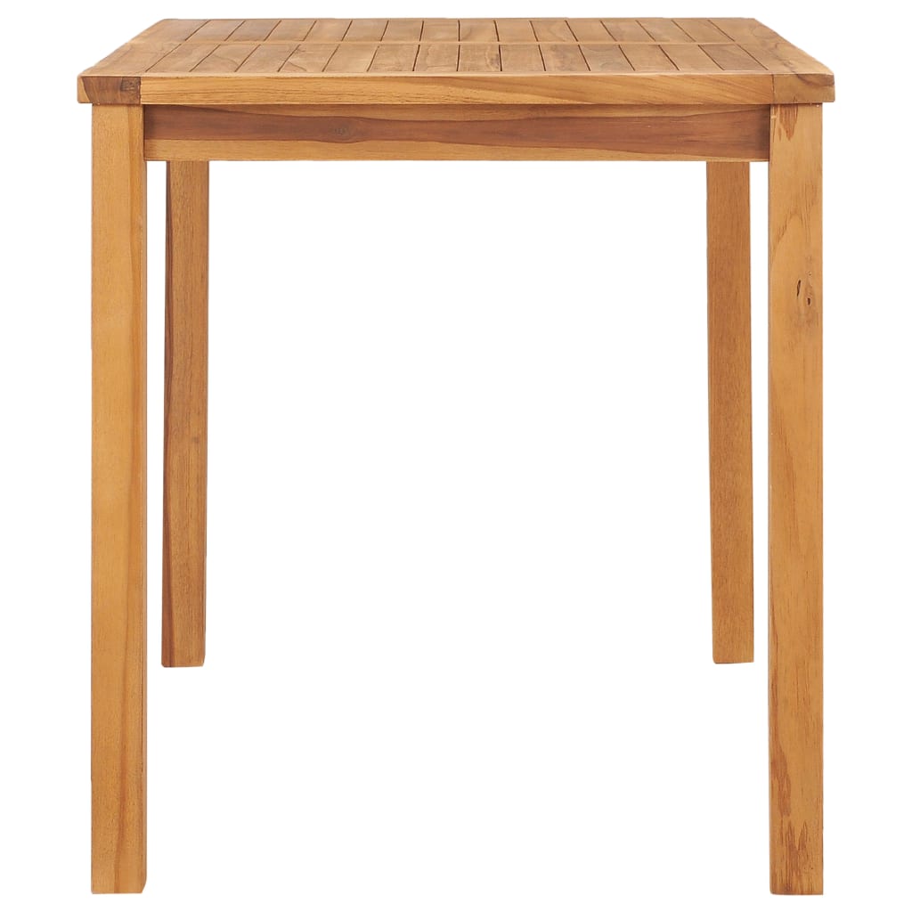 vidaXL Garten-Esstisch 120x70x77 cm Massivholz Teak