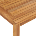 vidaXL Garten-Esstisch 120x70x77 cm Massivholz Teak