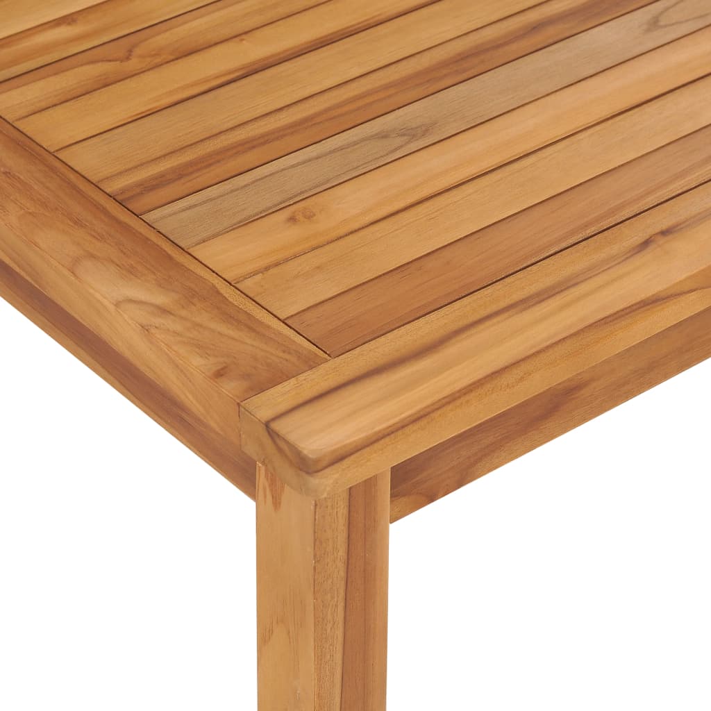 vidaXL Garten-Esstisch 120x70x77 cm Massivholz Teak