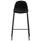 vidaXL Barhocker 6 Stk. Schwarz Stoff