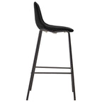 vidaXL Barhocker 6 Stk. Schwarz Stoff