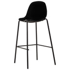 vidaXL Barhocker 6 Stk. Schwarz Stoff