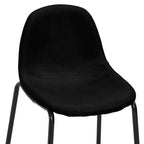 vidaXL Barhocker 6 Stk. Schwarz Stoff