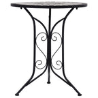 vidaXL 3-tlg. Bistro-Set Mosaik Keramik Grau