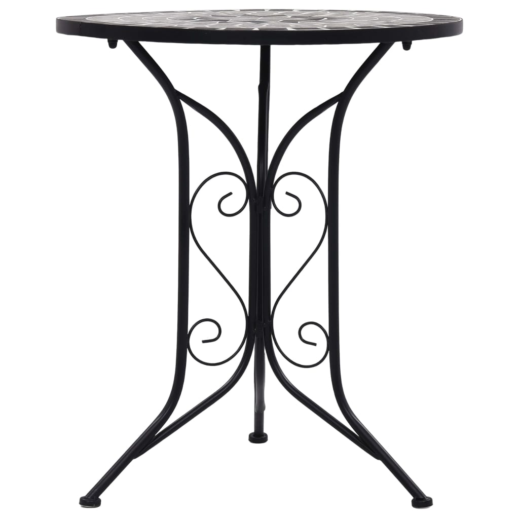 vidaXL 3-tlg. Bistro-Set Mosaik Keramik Grau