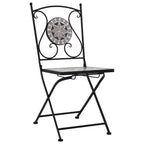 vidaXL 3-tlg. Bistro-Set Mosaik Keramik Grau