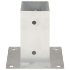 vidaXL Pfostenanker 4 Stk. Verzinktes Metall 71 mm
