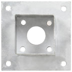 vidaXL Pfostenanker 4 Stk. Verzinktes Metall 71 mm