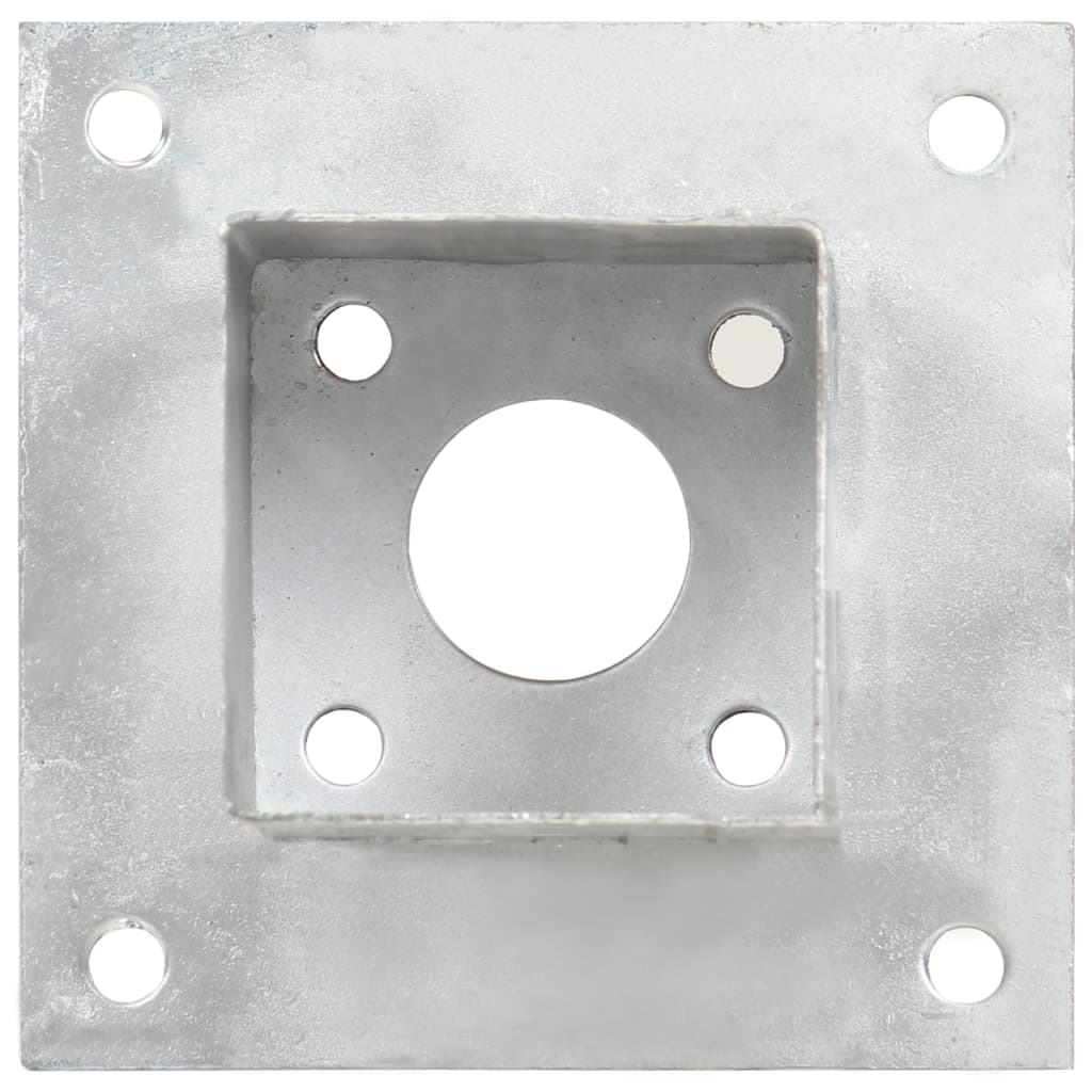 vidaXL Pfostenanker 4 Stk. Verzinktes Metall 71 mm