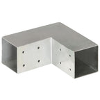 vidaXL Pfostenverbinder L-Form Verzinktes Metall 71 x 71 mm