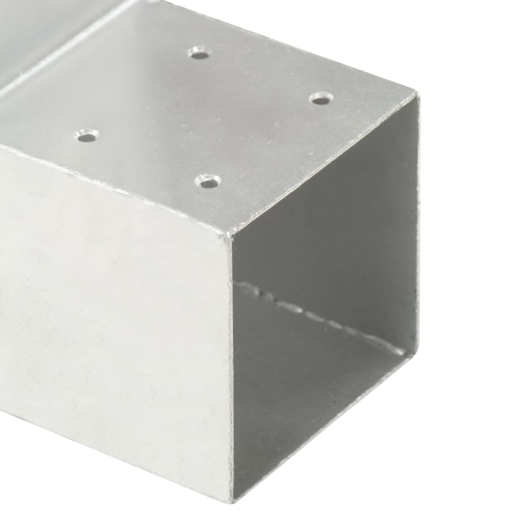 vidaXL Pfostenverbinder L-Form Verzinktes Metall 71 x 71 mm