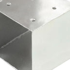 vidaXL Pfostenverbinder 4 Stk. T-Form Verzinktes Metall 71 x 71 mm