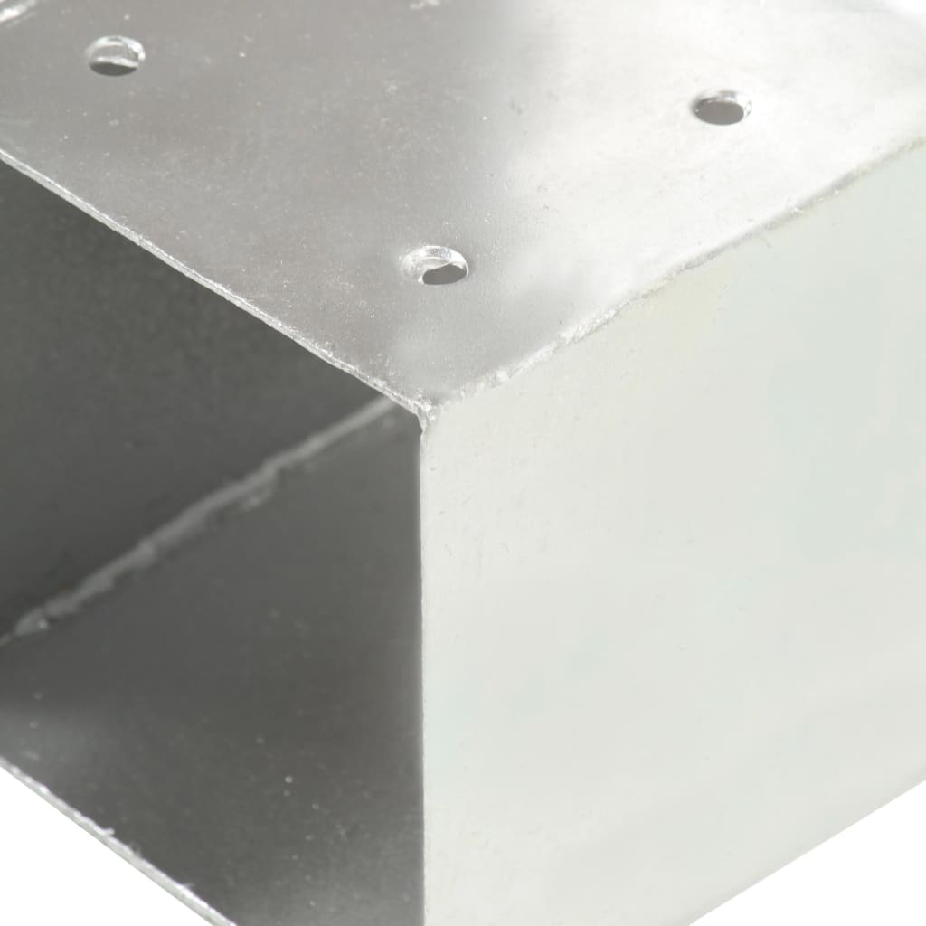 vidaXL Pfostenverbinder 4 Stk. T-Form Verzinktes Metall 71 x 71 mm