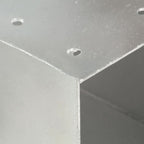 vidaXL Pfostenverbinder Y-Form Verzinktes Metall 71 x 71 mm