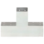 vidaXL Pfostenverbinder X-Form Verzinktes Metall 71 x 71 mm