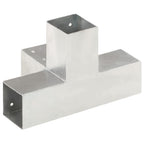 vidaXL Pfostenverbinder X-Form Verzinktes Metall 71 x 71 mm