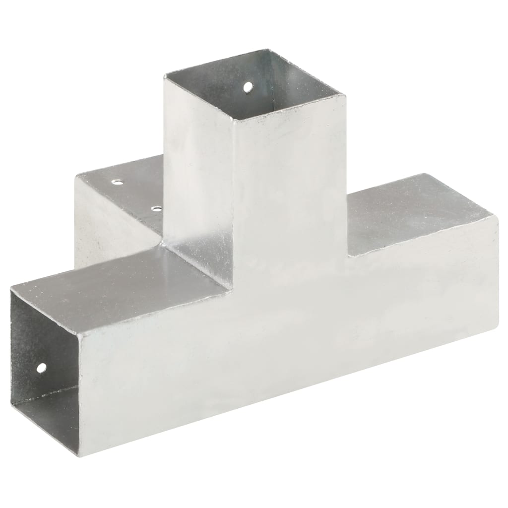 vidaXL Pfostenverbinder X-Form Verzinktes Metall 71 x 71 mm