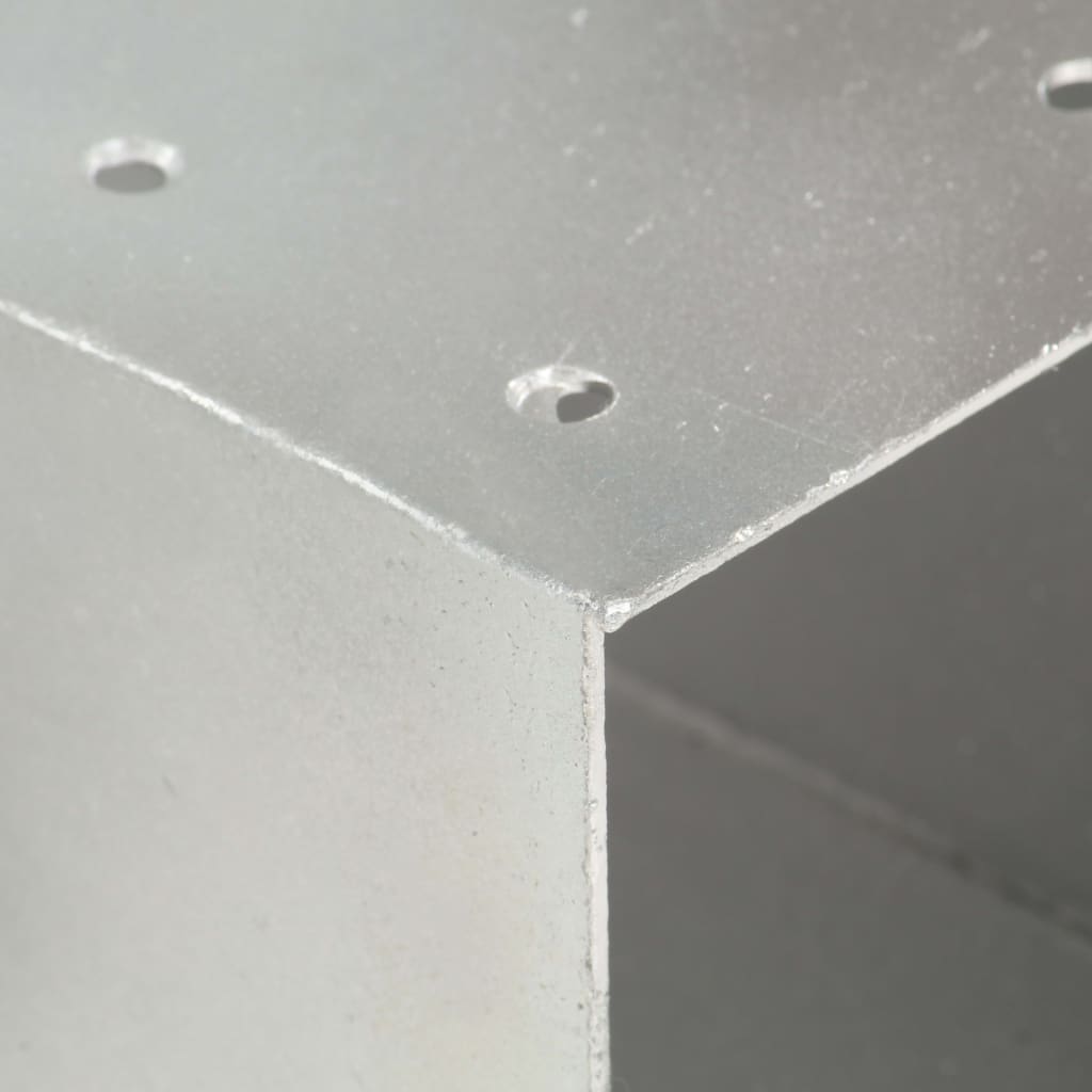 vidaXL Pfostenverbinder X-Form Verzinktes Metall 71 x 71 mm