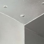 vidaXL Pfostenverbinder X-Form Verzinktes Metall 71 x 71 mm