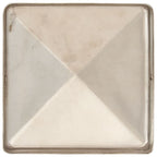 vidaXL Pfostenkappen 6 Stk. Pyramide Edelstahl 71 x 71 mm