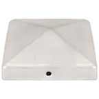 vidaXL Pfostenkappen 6 Stk. Pyramide Verzinktes Metall 101 x 101 mm