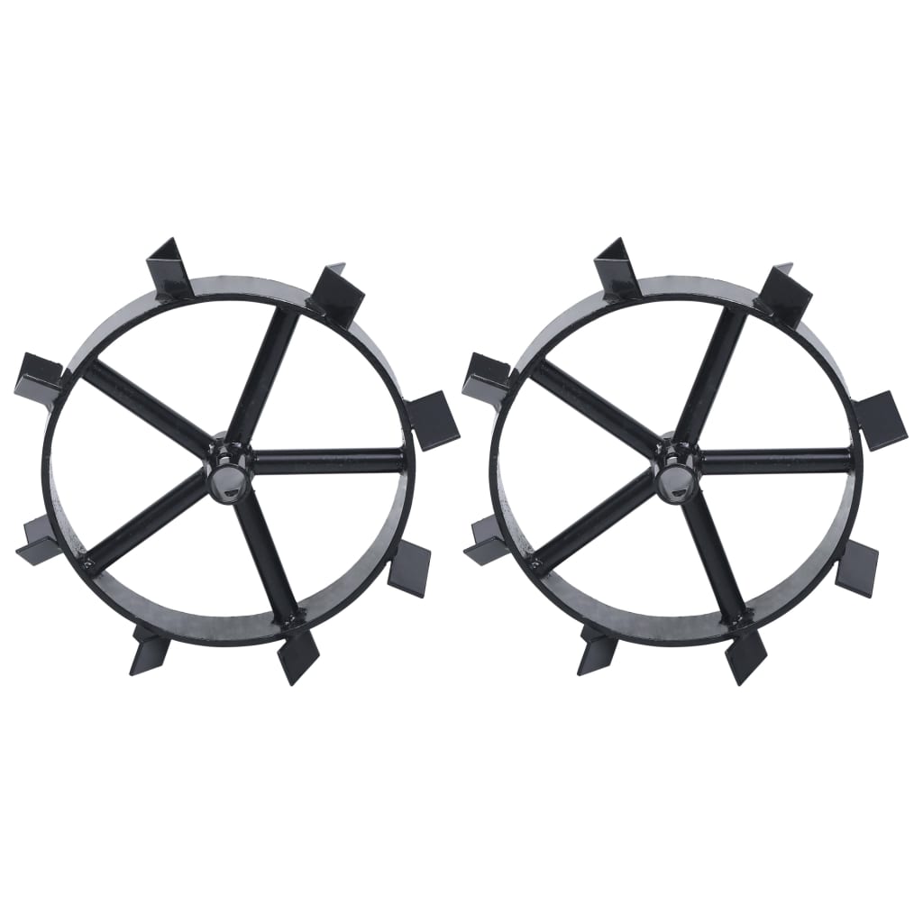 vidaXL Metallräder für 6,5 PS Benzin-Gartenfräse 2 Stk.