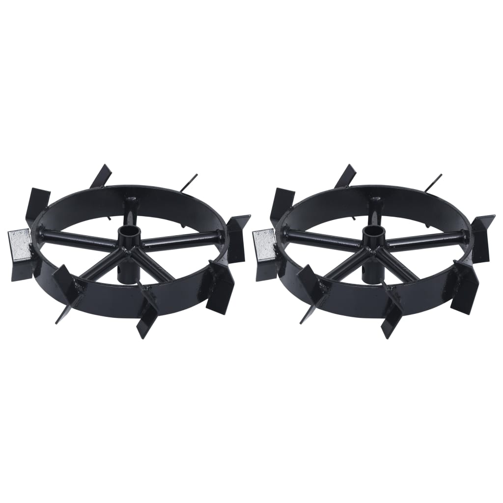 vidaXL Metallräder für 6,5 PS Benzin-Gartenfräse 2 Stk.