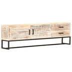 vidaXL TV-Schrank 140×30×50 cm Massivholz Akazie