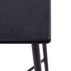 vidaXL 5-tlg. Bar-Set Stoff Dunkelgrau