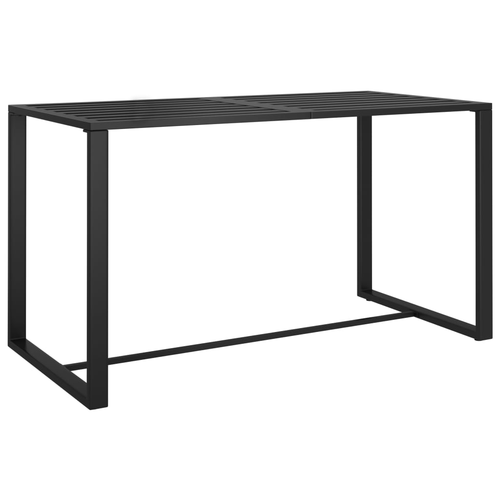 vidaXL 5-tlg. Garten-Sofagarnitur mit Kissen Aluminium Anthrazit