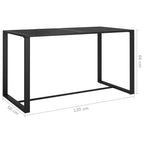 vidaXL 5-tlg. Garten-Sofagarnitur mit Kissen Aluminium Anthrazit