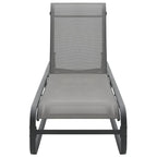 vidaXL Sonnenliege Aluminium und Textilene