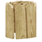 vidaXL Beeteinfassung Grün 120 cm Imprägniertes Kiefernholz