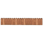 vidaXL Beeteinfassung Grün 120 cm Imprägniertes Kiefernholz