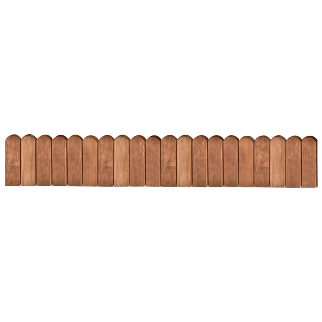 vidaXL Beeteinfassung Grün 120 cm Imprägniertes Kiefernholz