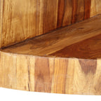 vidaXL Couchtisch Rund 65×30 cm Massivholz Akazie