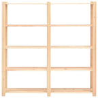 vidaXL Lagerregale 5 Böden 3 Stk. 170x38x170cm Massivholz Kiefer 500kg