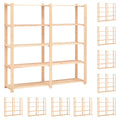 vidaXL Lagerregale 5 Böden 10 Stk 170x38x170cm Massivholz Kiefer 500kg