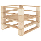 vidaXL Paletten-Sessel Holz