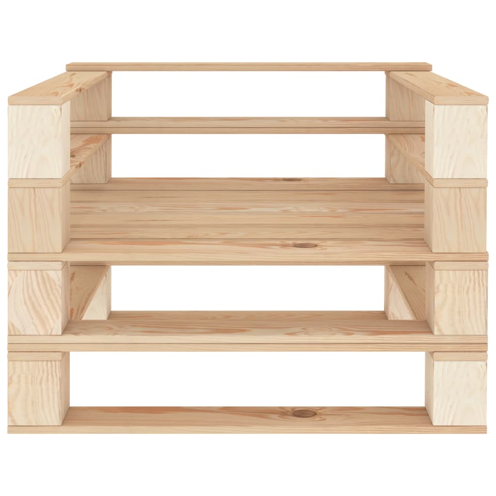 vidaXL Paletten-Sessel Holz