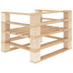 vidaXL Paletten-Sessel Holz